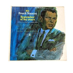 Frank Sinatra September of My Years 1965 Vintage Vinyl LP Record Pop Rock